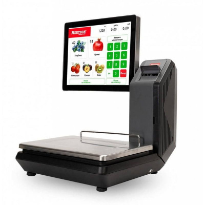 Торговые настольные весы M-ER 725 PM-15.2 (VISION-AI, 15', USB, Ethernet, Wi-Fi)